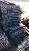 Lot of Various Size Wire Decking for Pallet Racks