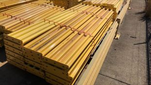 Lot of (18) 3 Ribbed Bolt On Guard Rails 15