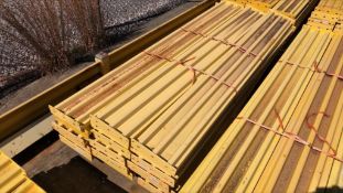 Lot of (18) 3 Ribbed Bolt On Guard Rails 15
