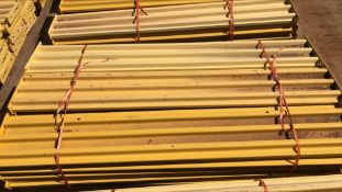 Lot of (18) 3 Ribbed Bolt On Guard Rails 15