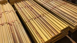 Lot of (15) 3 Ribbed Bolt On Guard Rails 15