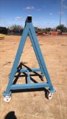 Powder Coated A Frame Cart on Casters