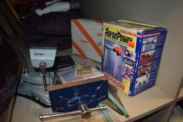 A selection of DIY tools and small size clamps