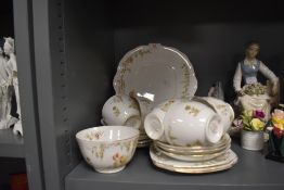 A part tea service having an art deco design