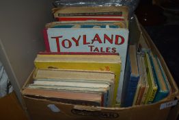 A selection of childrens story book annuals and similar comics