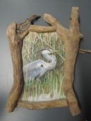A watercolour, Marianne Birkby, Icon, 16 x 10cm, plus frame and glazed