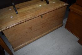 A 19th Century stripped pine bedding box