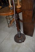 A traditional standard lamp