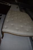A large upholstered lounge seat
