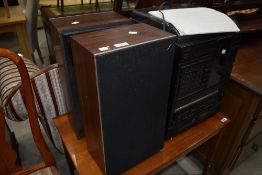 A Hinari Hifi and Pr of BEOvox S45 speakers