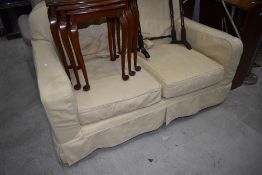 A modern two seater settee