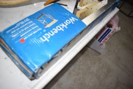 A vintage Woolworths Workshop Workbench , in original box (similar to Black and Decker Workmate)