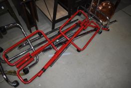 A selection of clothes rails