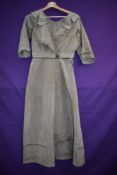 An early 20th century gown or tea dress, beautiful techniques used throughout this dress. Of use for