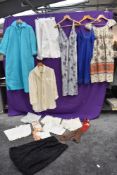 A varied lot of antique,vintage and retro undergarments, stockings in packaging, nightdresses,