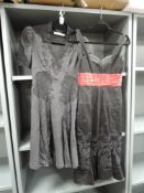 Two ladies evening dress including lace worked