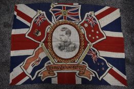 A King Edward VIII Flag and a Prince Edward broadcast booklet, Farewell to the Nation 1936