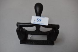An antique hole punch ' D.R.G.M F.SOENNECKEN'
