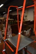 A decorators/gardeners platform ladder