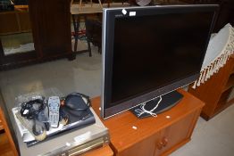 A Sony TV, JVC VCR/Mini VCR and a Sky +HD box