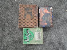 Three wooden vintage Jigsaws, Chad Valley approx 150 pieces The Horse Guards, Whitehall, Delta