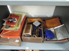 A collection of vintage Meccano including two motors and many parts, Instructions for No 4a