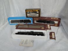 Three Airfix 00 gauge Loco & Tenders, 4-6-0 Pendennis Castle with instructions, 0-6-0 Fowler 44454
