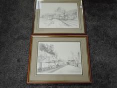 Two limited edition prints after John S Gibb, Grange Over Sands Arrival 482/850, Grange Over Sands