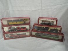 Six Rivarossi & Poacher HO scale, V&TRR 4-4-0 Loco & Tender, boxed 1207, V&TRR Loco & Tender 2-4-0