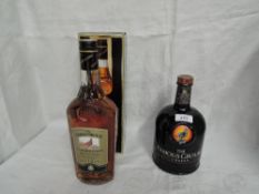 Two bottles of Whisky and Liqueur, The Famous Grouse Gold Reserve 12 year old 40% vol 700ml, in card