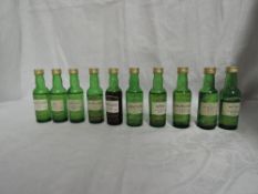 Ten Cadenheads Highland Single Malt Whisky Miniatures, Glentauchers-Glenlivet 16 years distilled