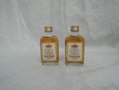 Two Gordon & Macphail Charles & Diana Scotch Whisky Miniatures, both distilled in 1948 & 1961,