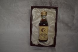 A limited edition Signatory Vintage Miniature Scotch Whisky in card display box, 1965 Rosebank