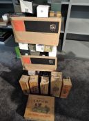 A large collection in three boxes of empty Whisky Card Boxes, mainly own distillery including