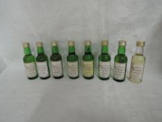 Eight James Mac Arthurs Celebration of 500 years of Scotch Whisky 1494-1994 Miniatures, Glen