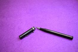 A Platignum leverfill fountain pen in BHR with single band to cap having Platignum 1st quality