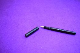 A Mabie Todd & co Swan Self Filler leverfill fountain pen in BHR (discoloured), screw cap, with Swan