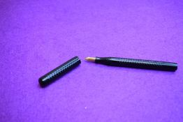 A BHR leverfill fountain pen The John Bull Pen No2 with Burnham Gold nib. Approx 13.7cm