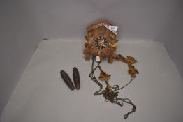 A vintage cuckoo clock.