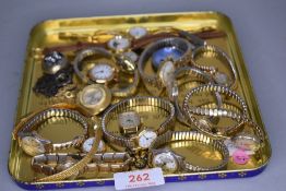 A selection of lady's wrist and pendant watches including Sekonda & Ingersoll etc