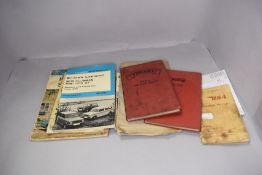 A selection of motoring and mechanics manuals including BSA