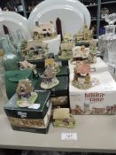 A collection of Lilliput lane figures.