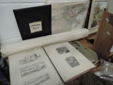 A selection of maps and ordnance survey guides