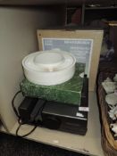 A vintage Hanimex slide projector and a carousel