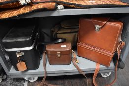 Four various camera cases and bags