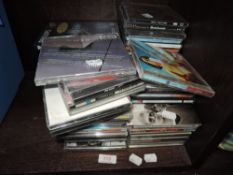 A selection of modern compact music cd's