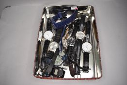 A selection of fashion watches including Reflex, Pelex, Citron etc