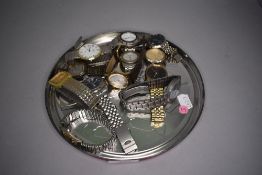 A selection of gent's fashion watches including Sekonda and Lorus etc