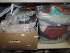 A large assortment of good quality fabrics, chair springs/straps and more.