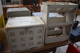 A vintage vegetable rack etc